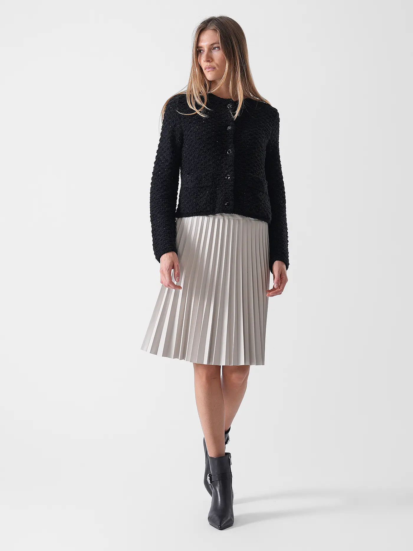 MARC CAIN | Strickjacke | schwarz